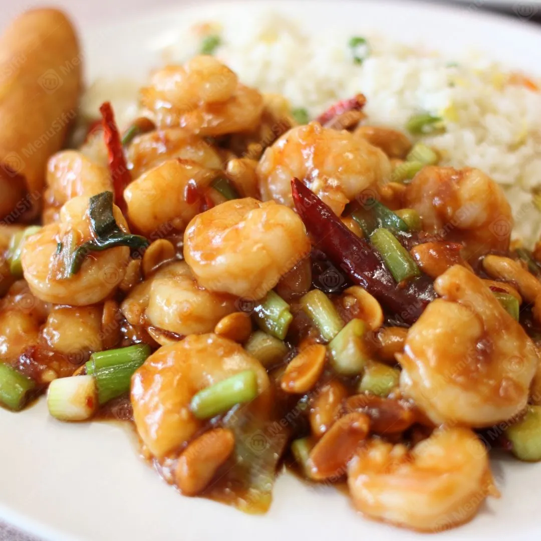 宫保虾 Kung Pao Shrimp (2)