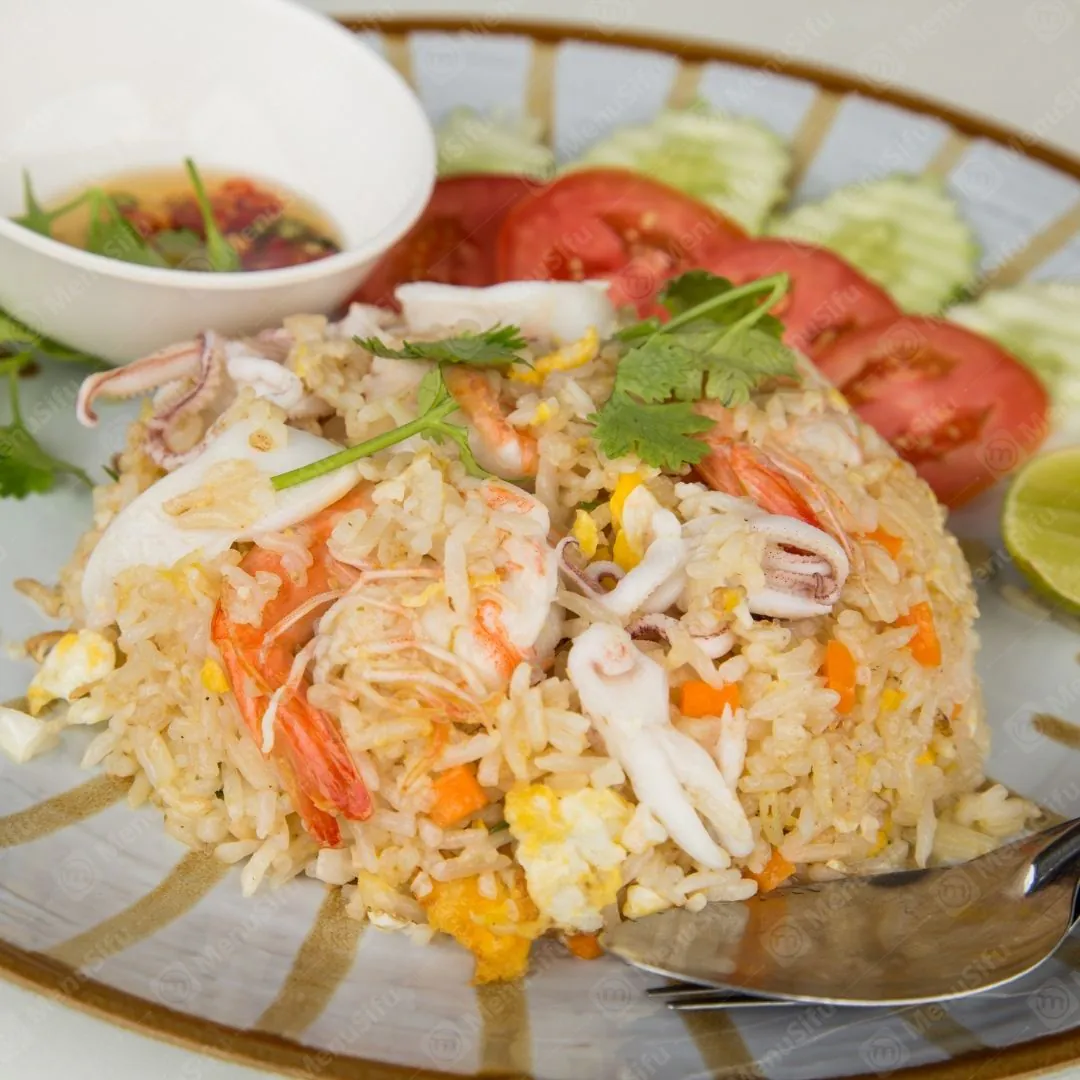 海鲜炒饭 seafood fried rice (3)